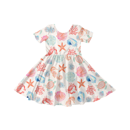 Pastel Watercolor Sea life