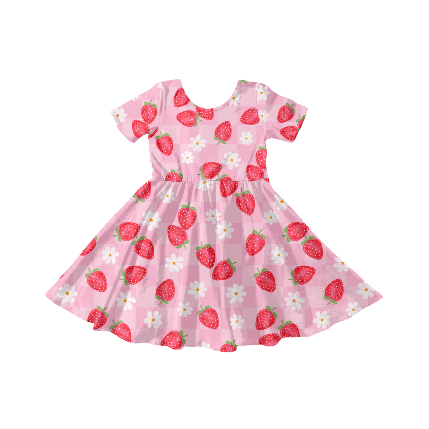 Strawberry Daisy Floral