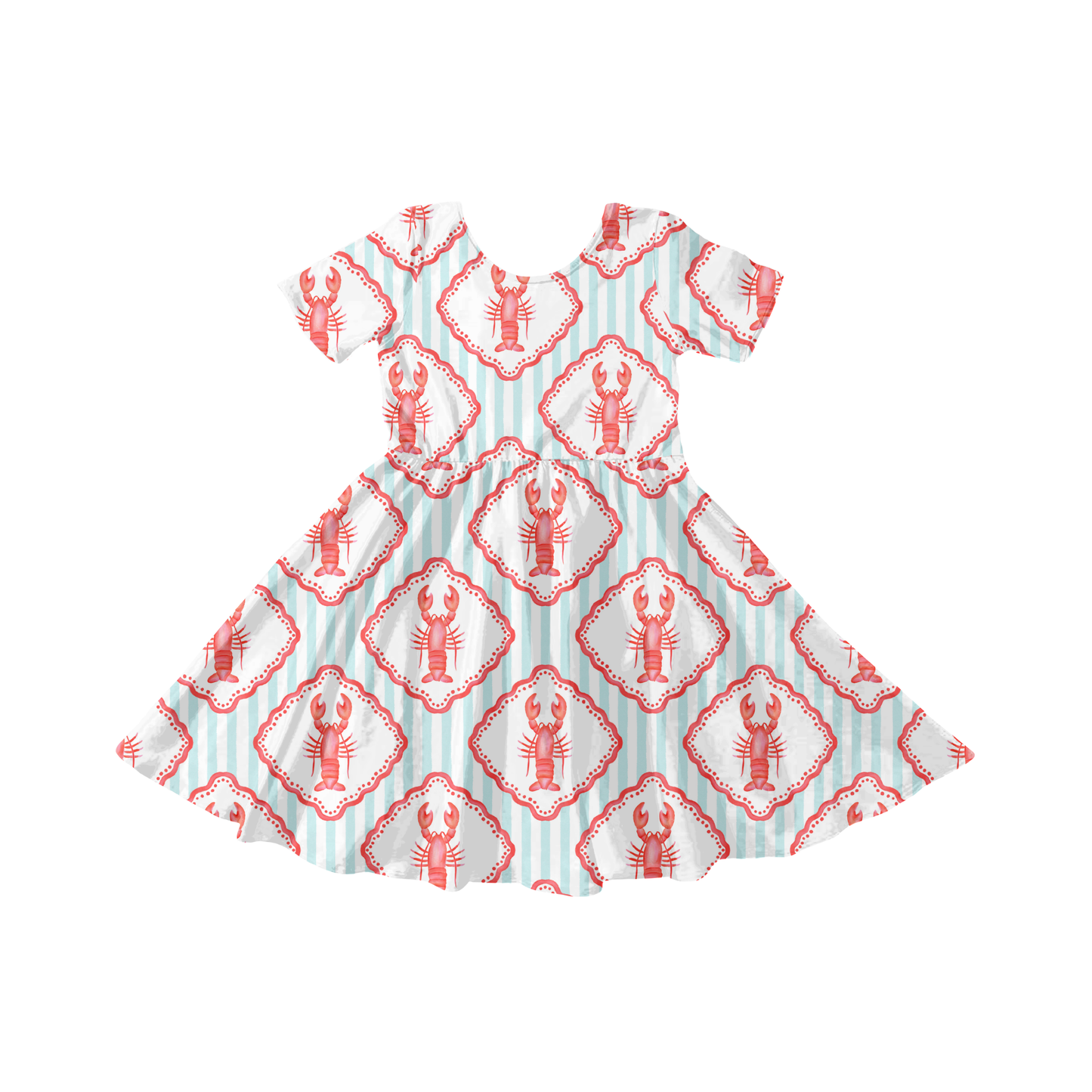 watercolor Lobster Patchwork