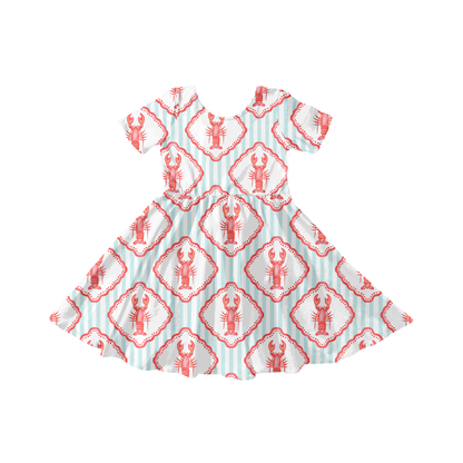 watercolor Lobster Patchwork