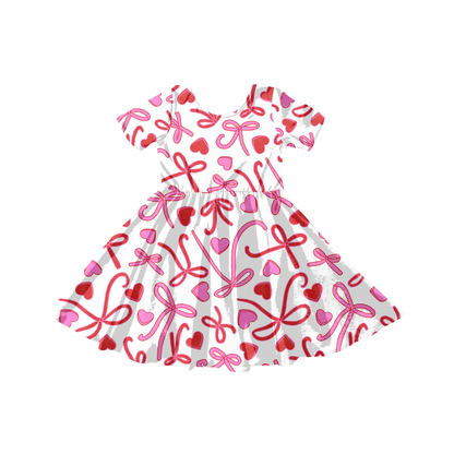 Valentine Bow Hearts