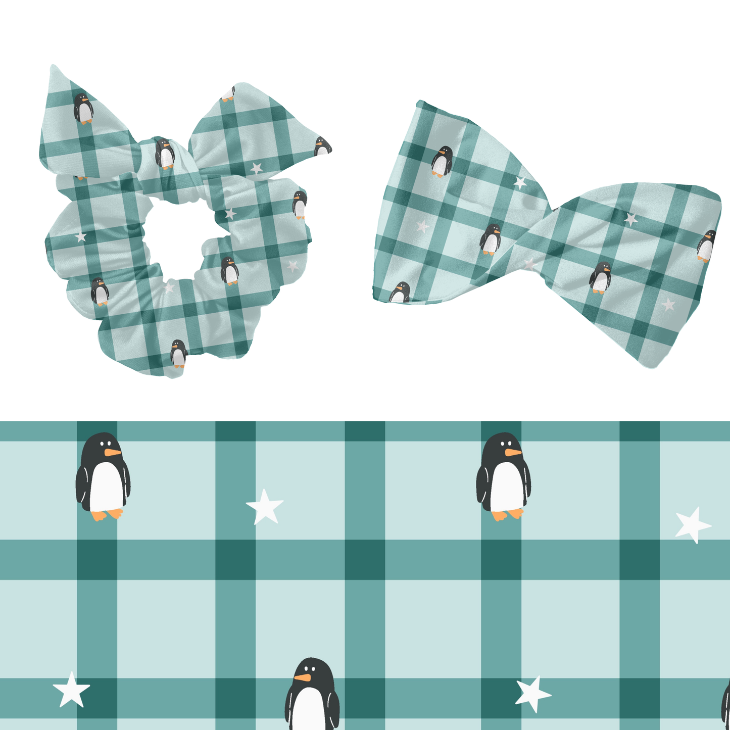 Blue plaid Penguins