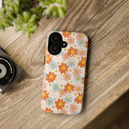 Vintage Retro Daisy Floral Phone Case