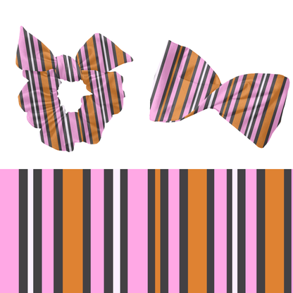 Halloween Stripes Seamless Pattern
