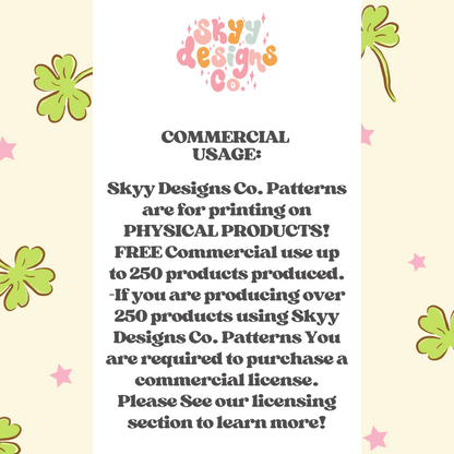 Trendy Lucky Clovers Pattern