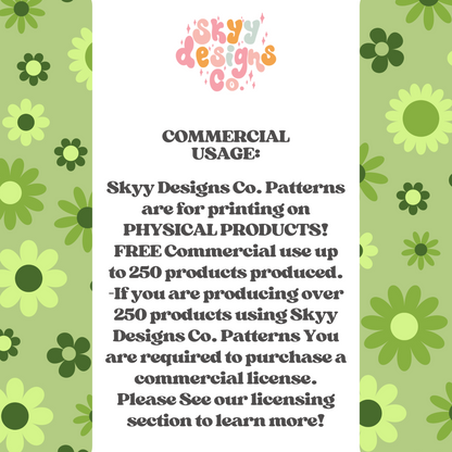 Retro Floral St. Patrick's Pattern