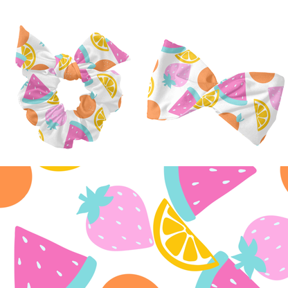 Bright Tropical Fruit Seamless Pattern