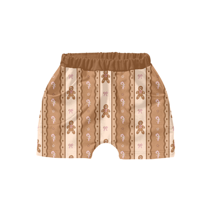 Neutral Gingerbread Stripe