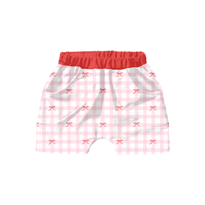 Valentine Pink Gingham Bows