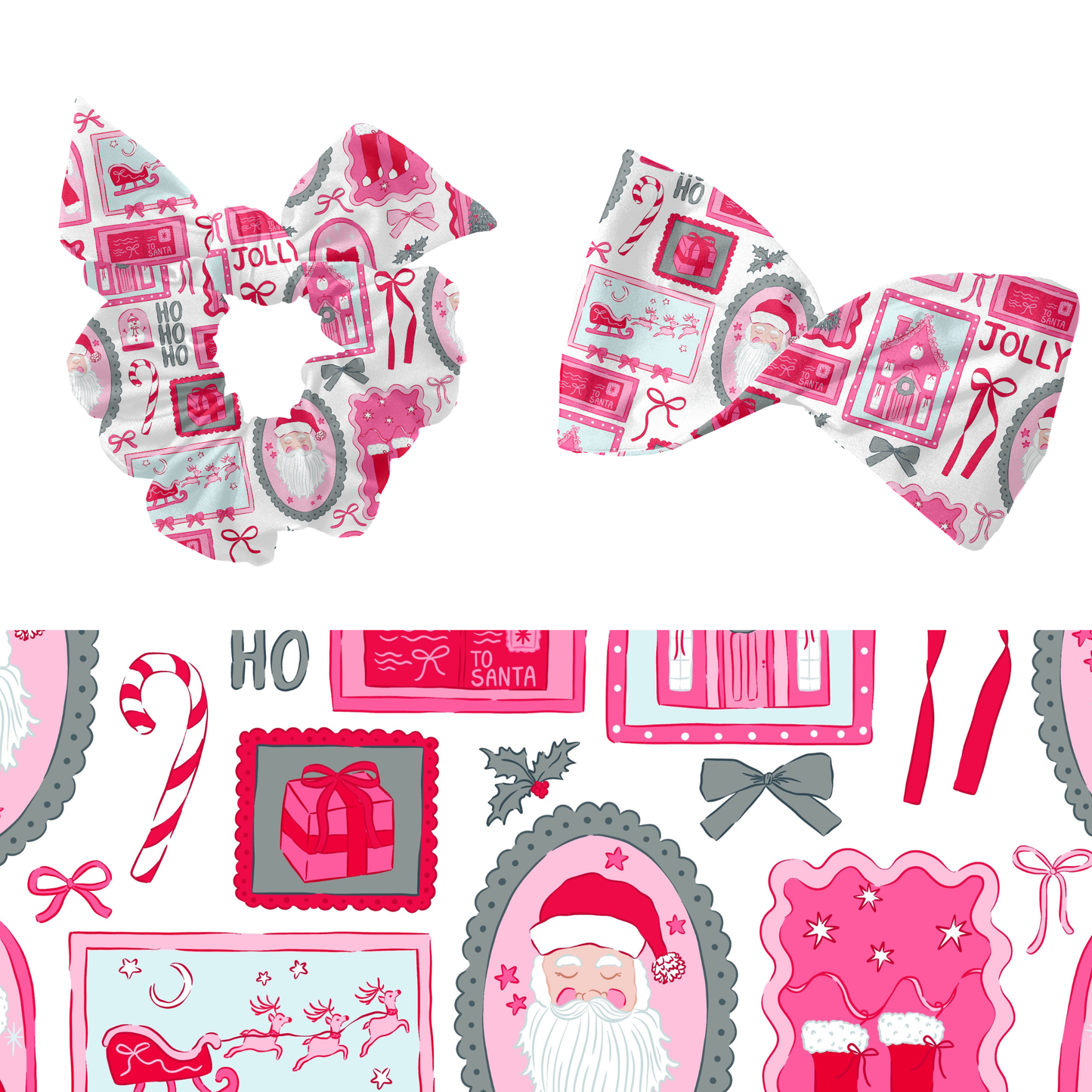 Preppy Christmas Pattern Bundle