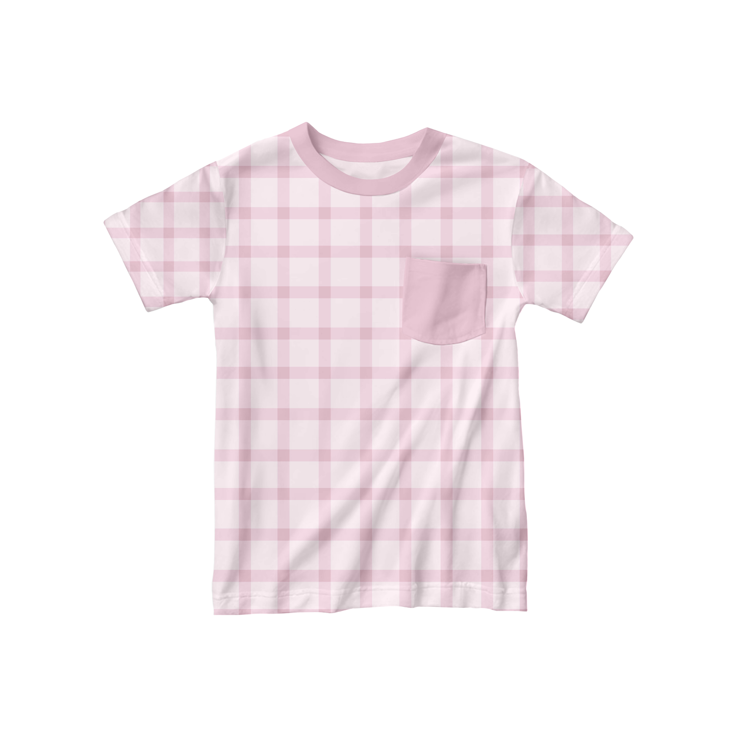 Pink girly plaid