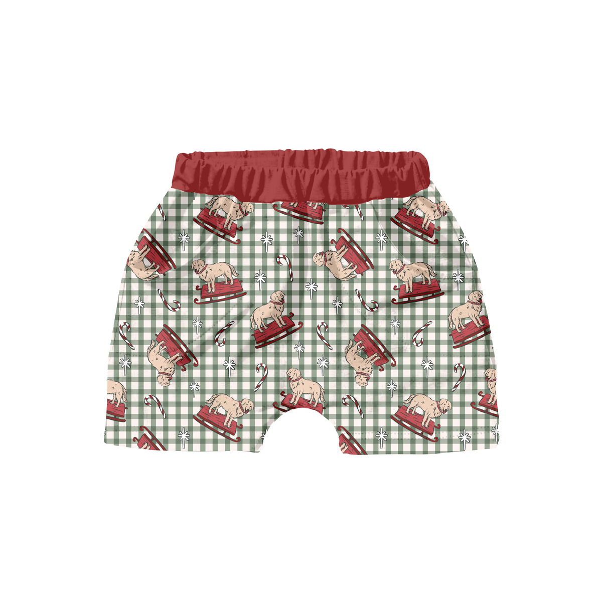 Gingham Winter Dogs