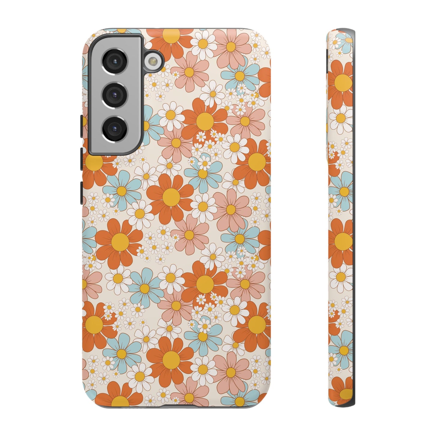 Vintage Retro Daisy Floral Phone Case