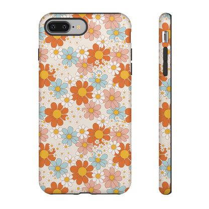 Vintage Retro Daisy Floral Phone Case