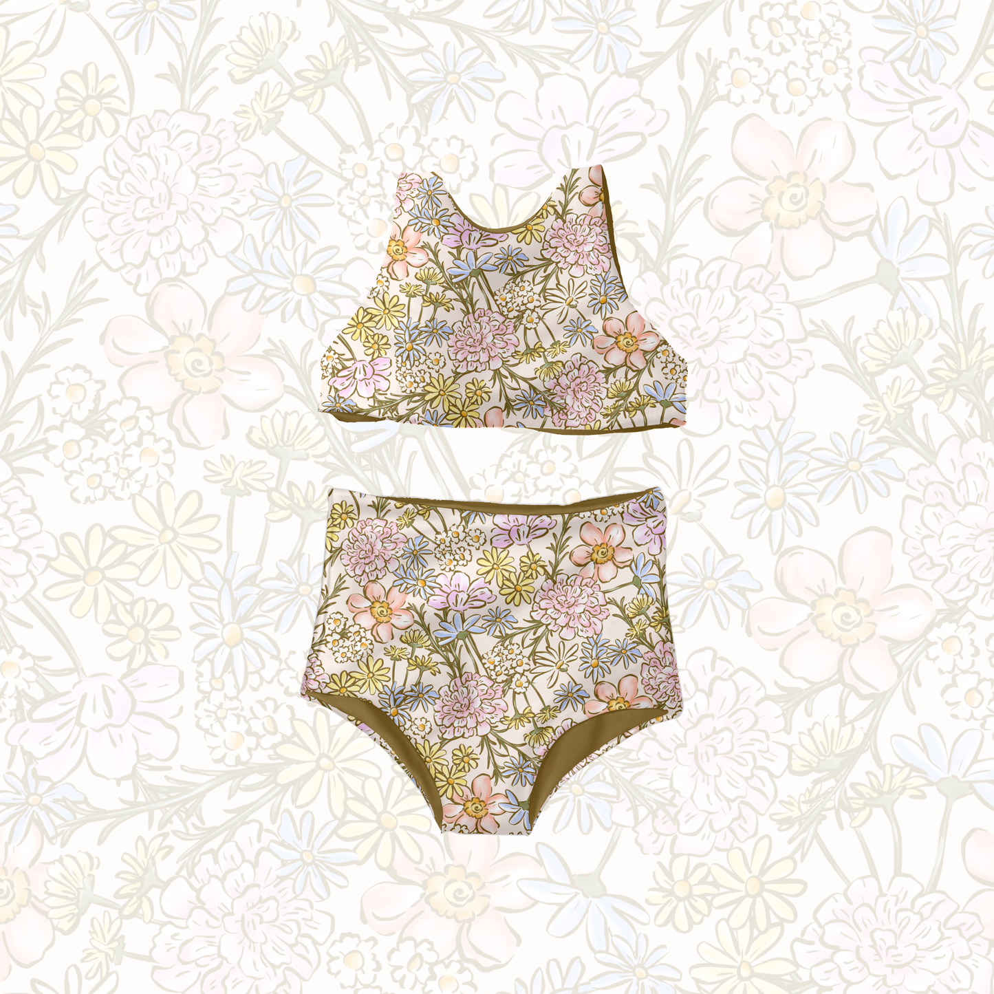 Pastel Wildflowers