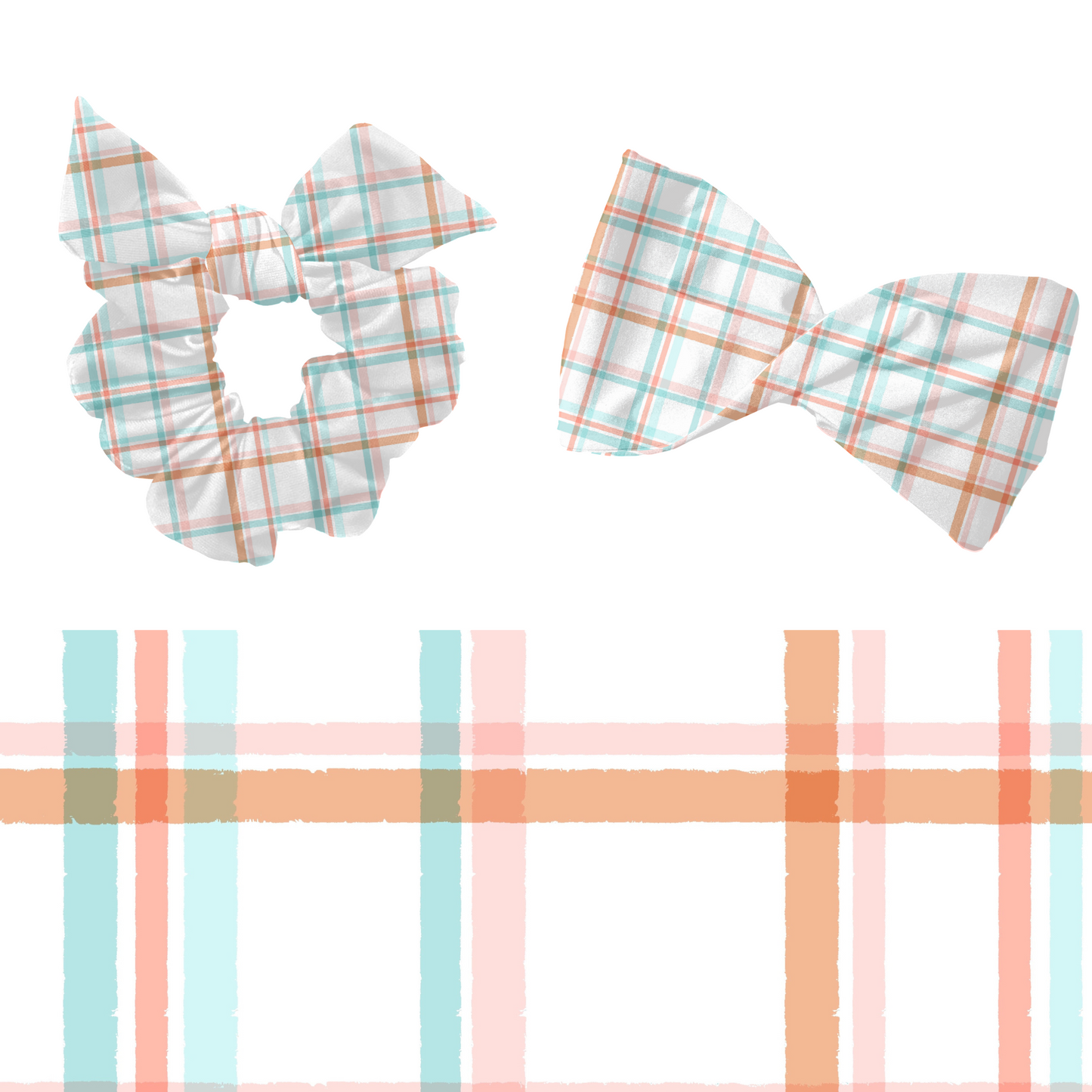 Pastel spring gingham Pattern