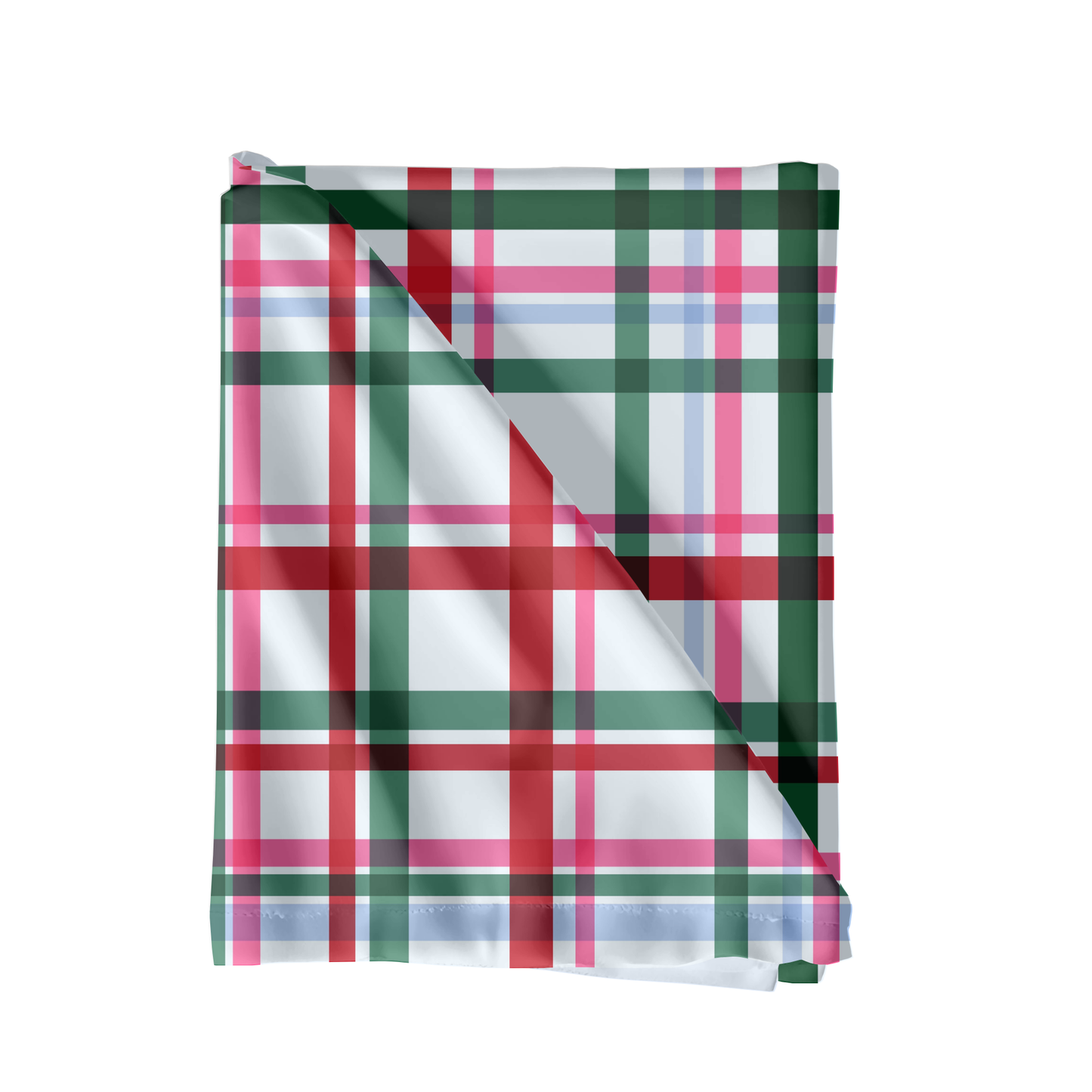 Winter gingham plaid