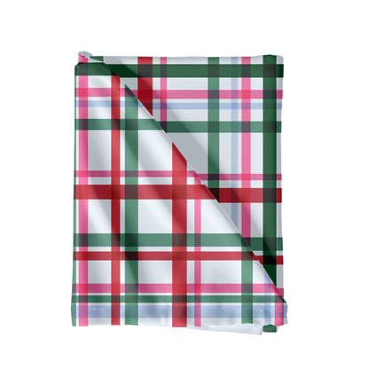 Winter gingham plaid