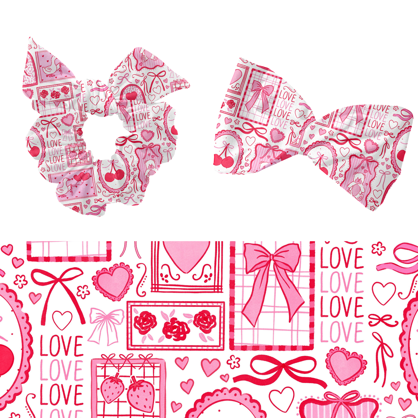 Watercolor Valentine Stamps