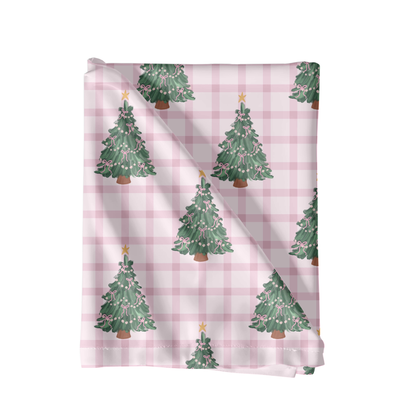 Preppy winter tree plaid