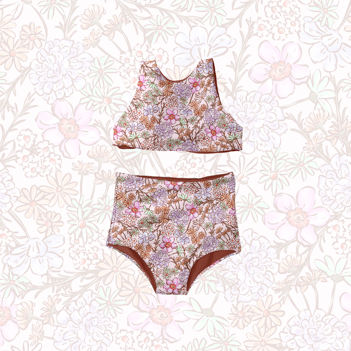 Pastel Wildflowers