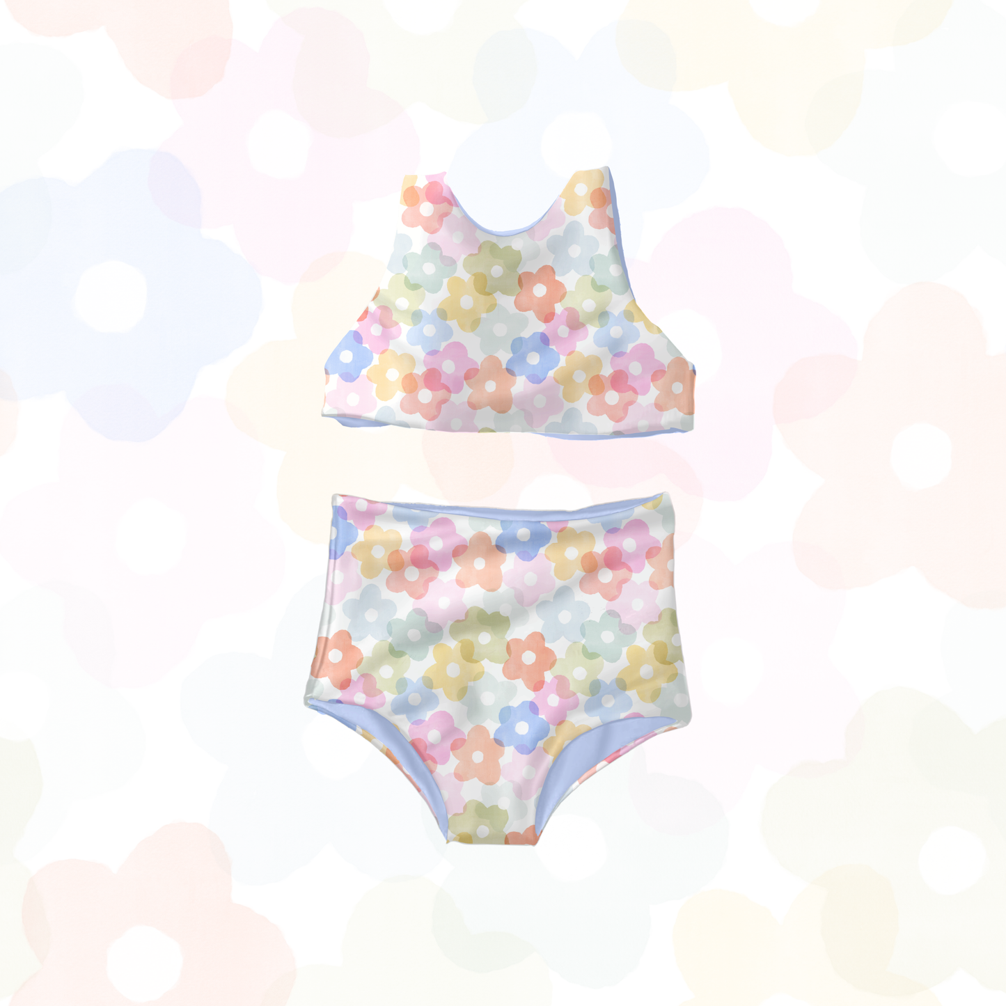 Watercolor Daisy Floral