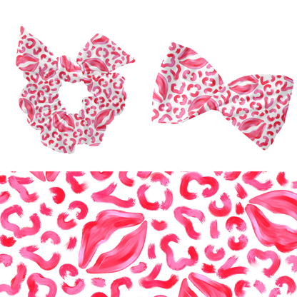 Cheetah Lipstick kiss pattern