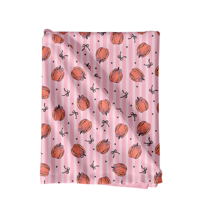 Halloween Pumpkin bow stripe