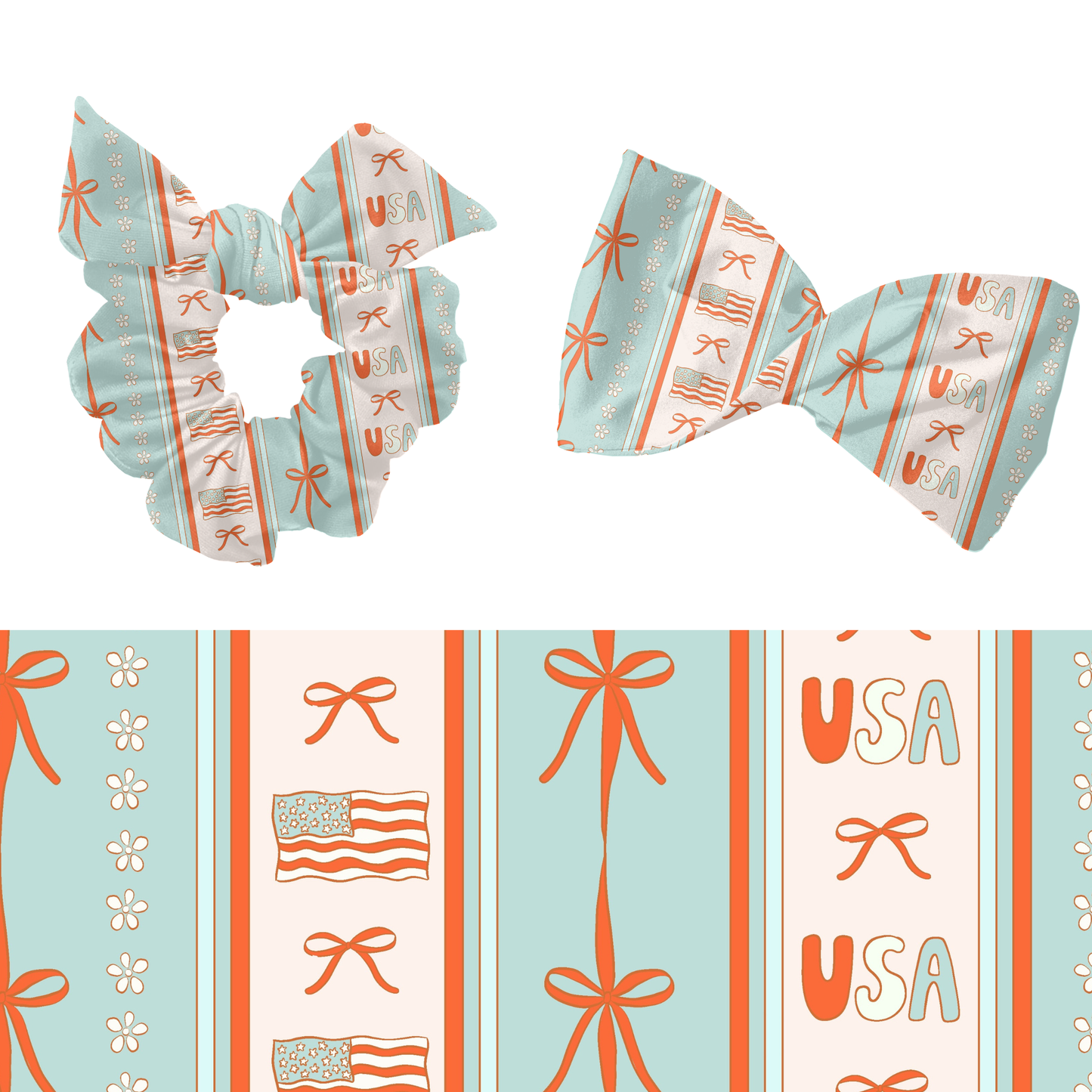 Patriotic Coquette Stripe