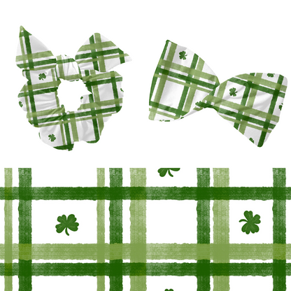 Plaid gingham Clover Pattern