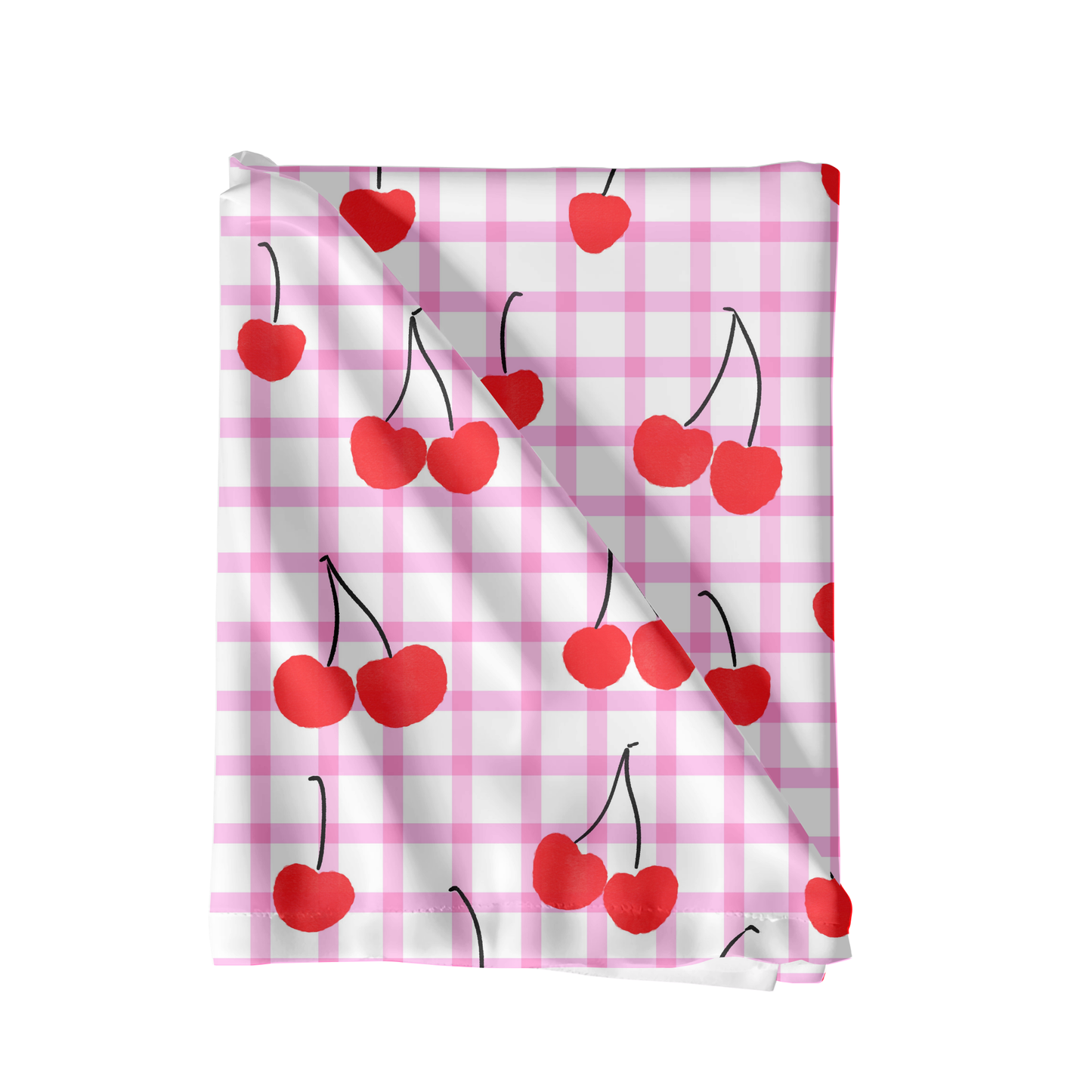 Vibrant cherry gingham