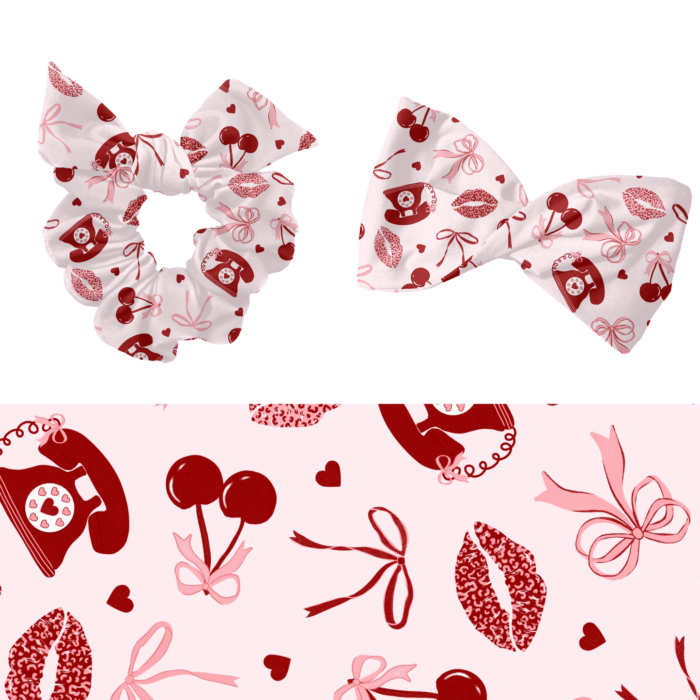 Retro coquette valentine Pattern