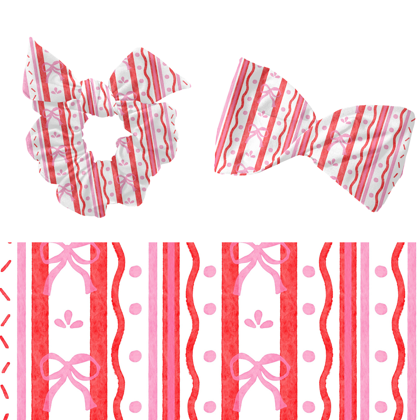 Valentine coquette stripe Pattern