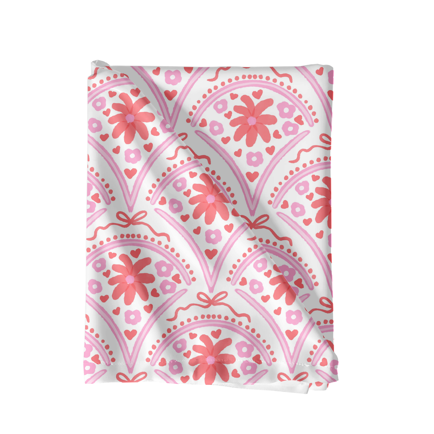 Watercolor Scallop Floral