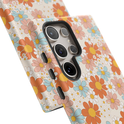 Vintage Retro Daisy Floral Phone Case