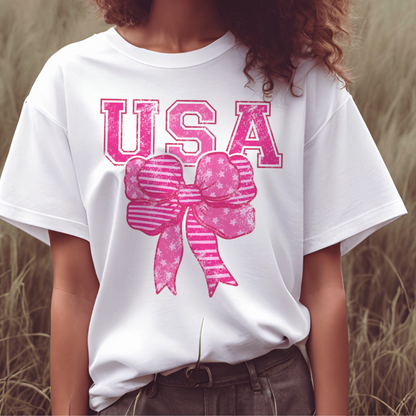 Girly Pink USA PNG Design