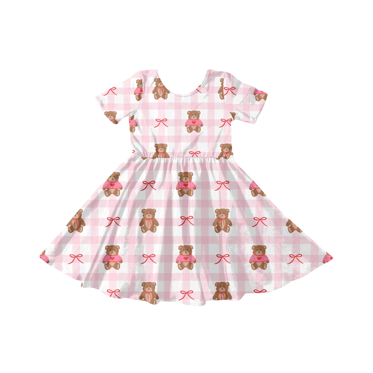 Gingham Valentine Bears