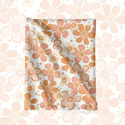 Boho floral seamless pattern