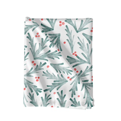 Watercolor Winter floral Pattern