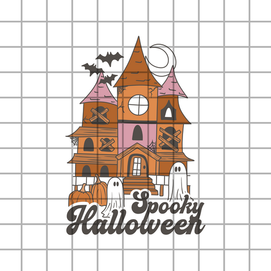 Girly Spooky Haunted House PNG