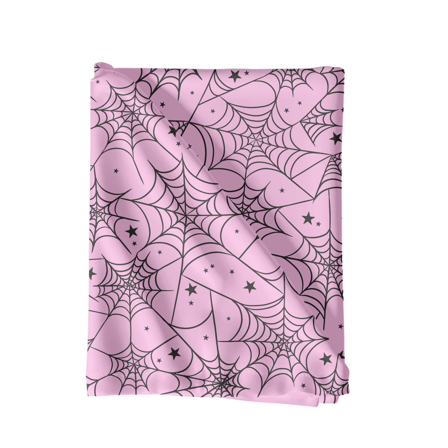 Pink Halloween spiderweb seamless Pattern