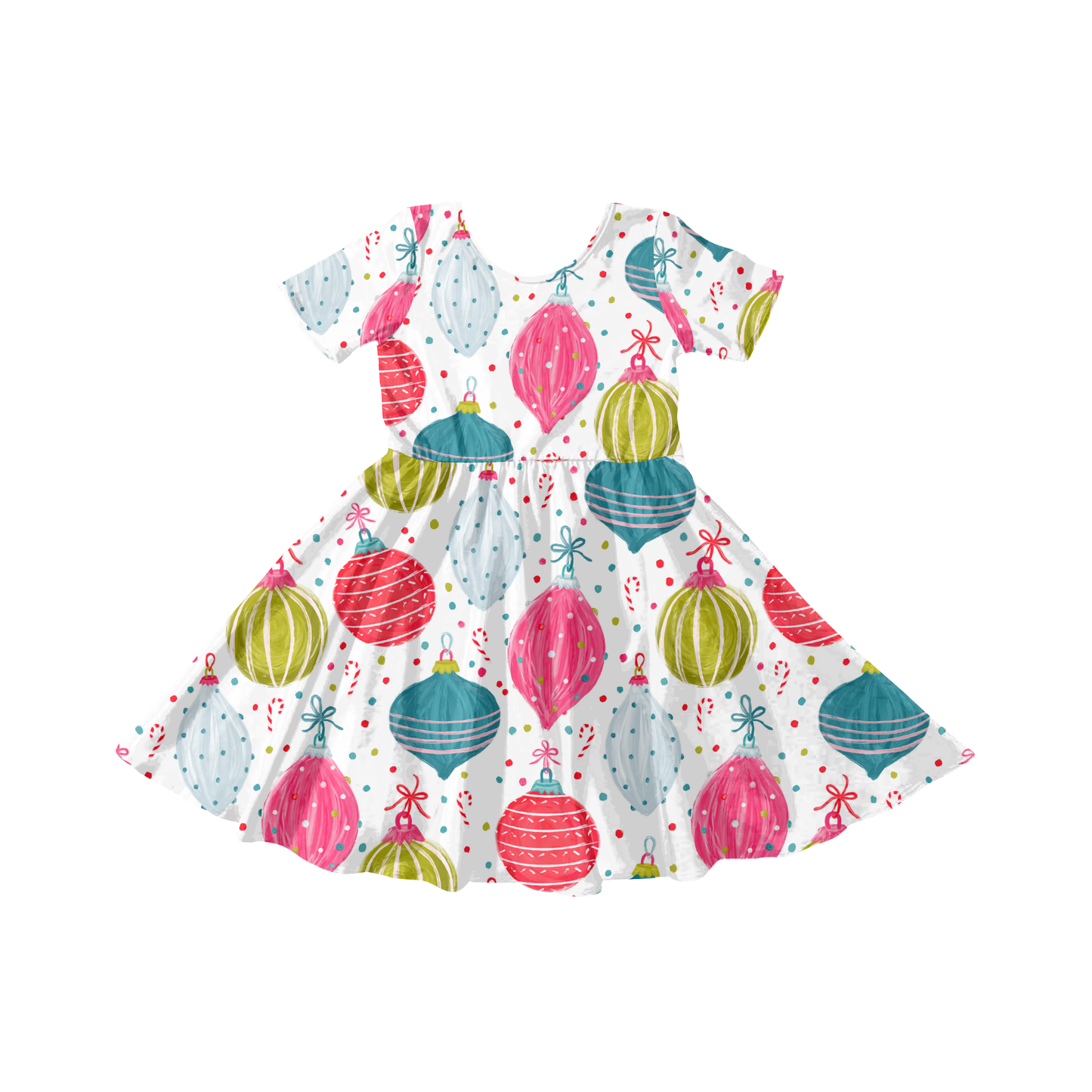 Festive Polka Dot Ornaments