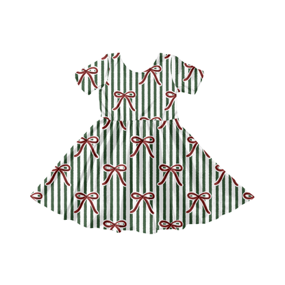 Christmas Bow Stripe