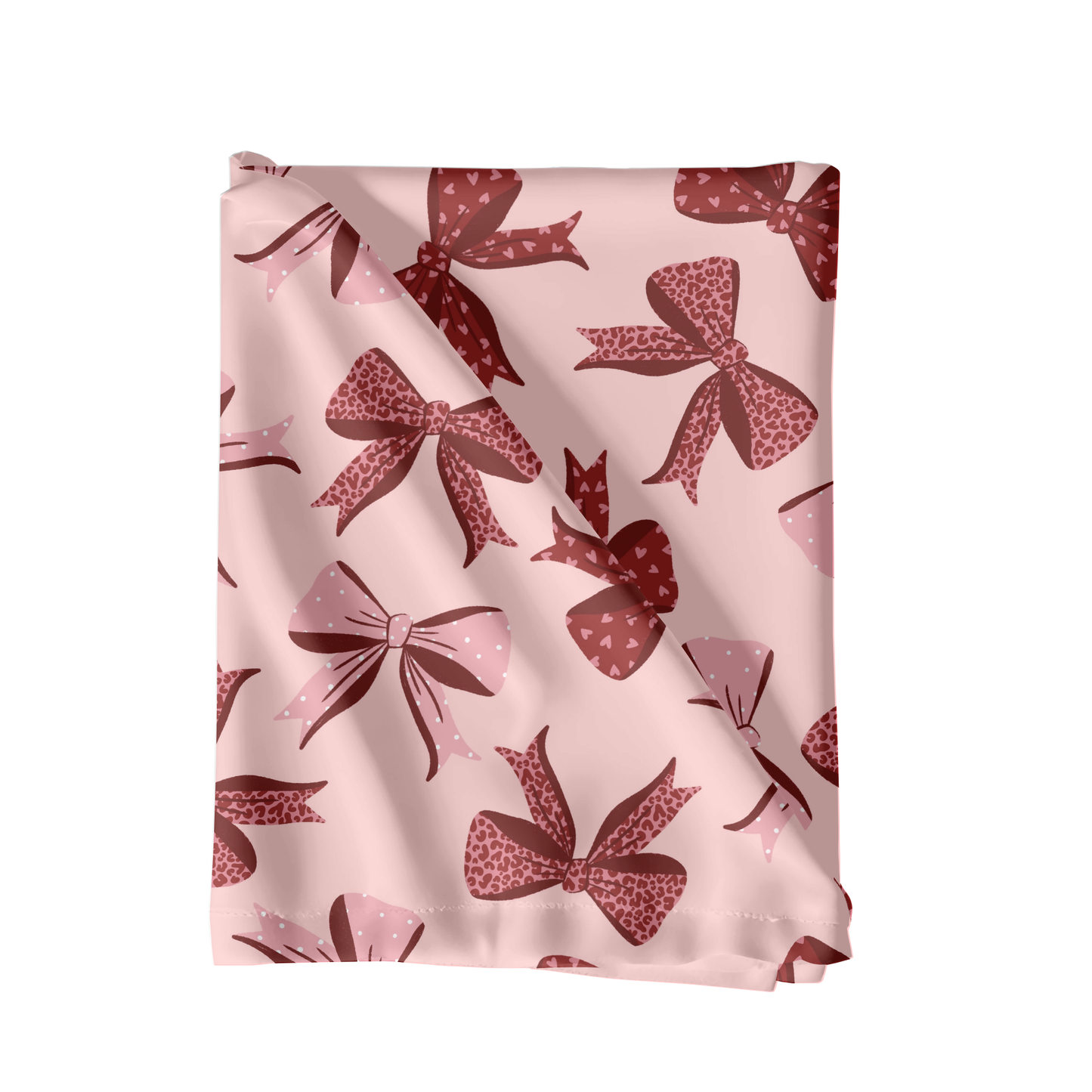 Coquette Valentine bows Seamless Pattern