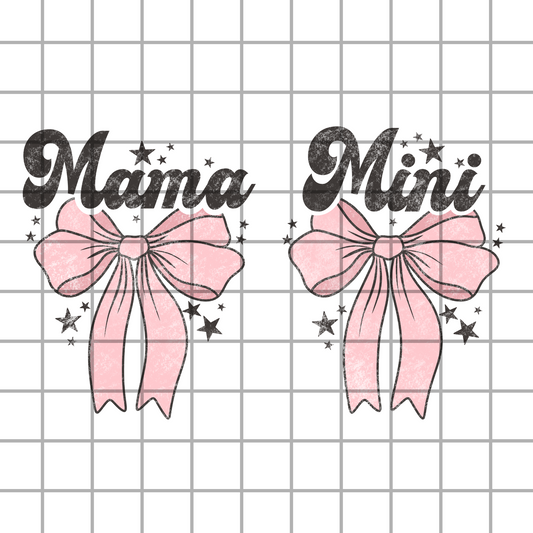 Mom mini Bow PNG Design Download