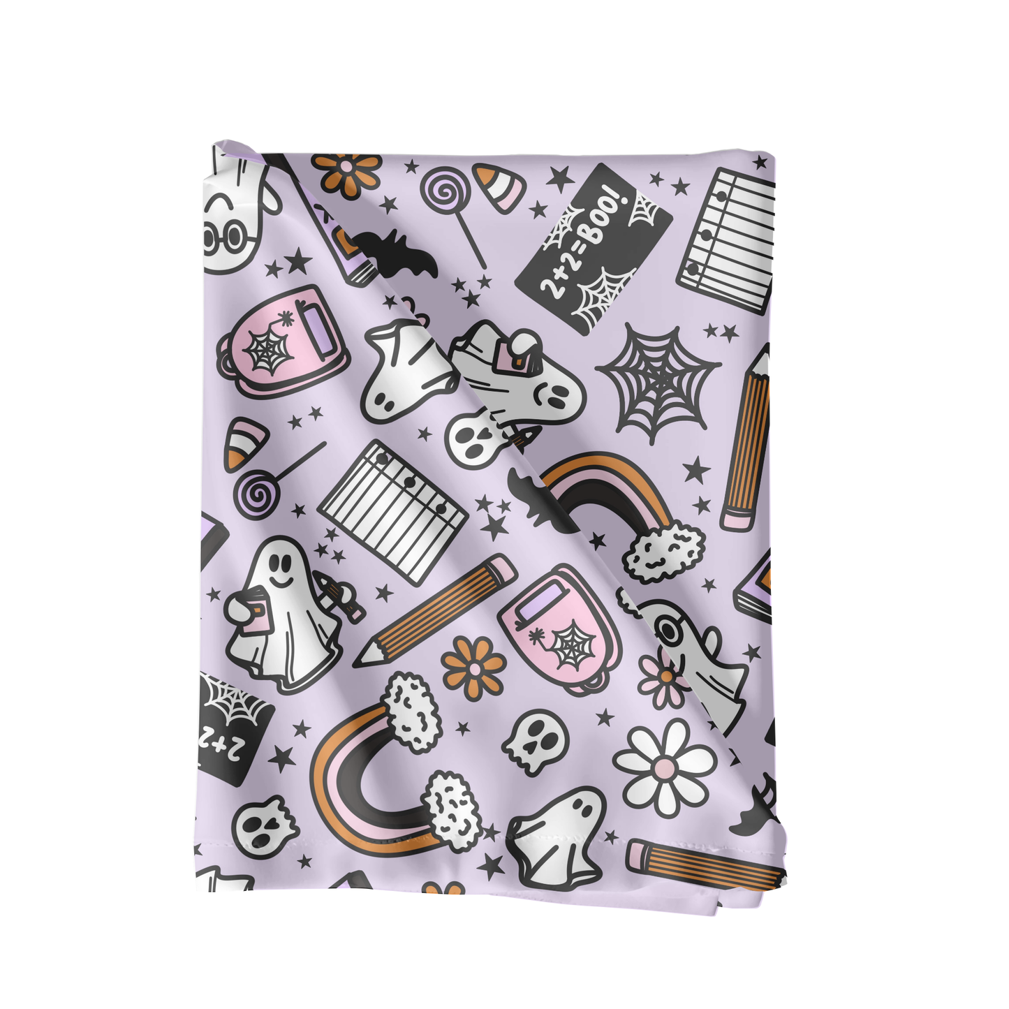 Girly Spooky School Seamless Pattern