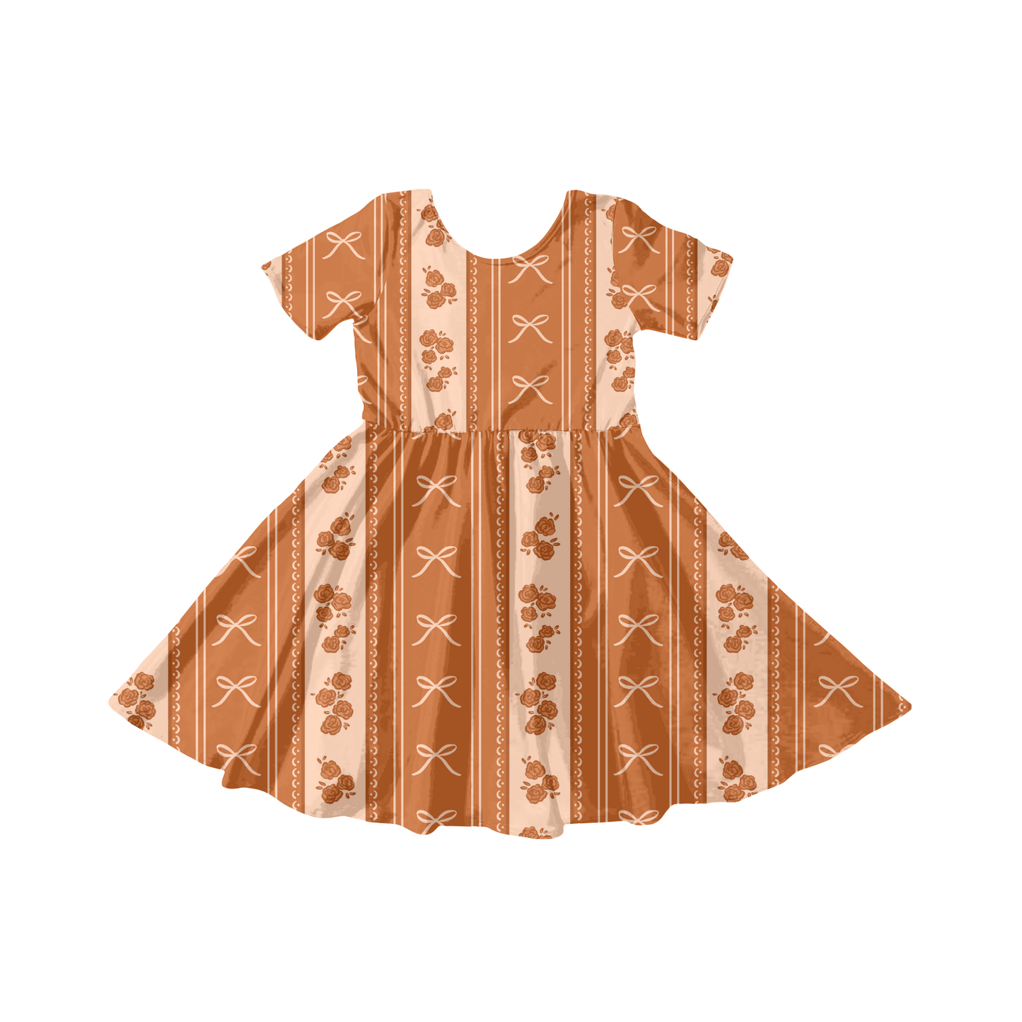 Neutral Fall Lace Stripe