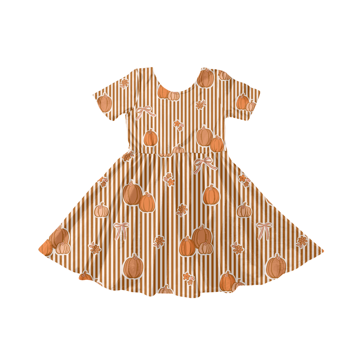 Preppy Pumpkin Stripes