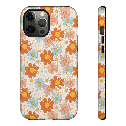 Vintage Retro Daisy Floral Phone Case