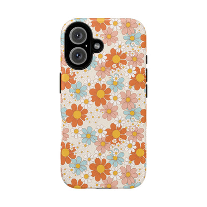 Vintage Retro Daisy Floral Phone Case